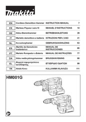 Makita HM001G Manual De Instrucciones