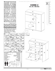 FMD Furniture COMBI 2 Instrucciones De Montaje