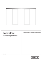 GEZE Powerdrive Instrucciones De Montaje Y Mantenimiento