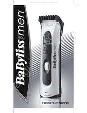 BaByliss for MEN E702XTE Manual De Instrucciones