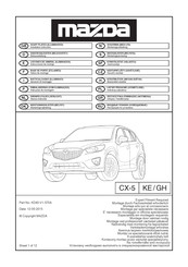 Mazda KD45-V1-370A Instrucciones De Montaje