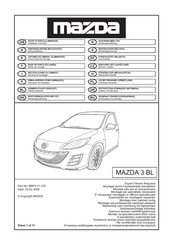 Mazda BBP3-V1-370 Instrucciones De Montaje