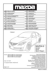 Mazda GS1D V3 450F Instrucciones De Montaje