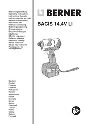 Berner BACIS 14,4V LI Instrucciones De Servicio