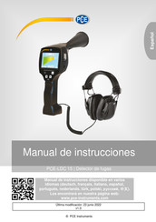 PCE Instruments PCE-LDC 15 Manual De Instrucciones