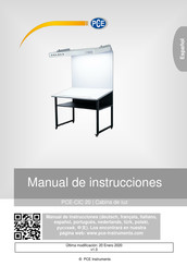 PCE Instruments PCE-CIC 20 Manual De Instrucciones