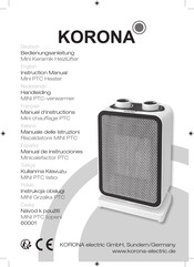 KORONA electric 60001 Manual De Instrucciones