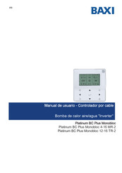 Baxi Platinum BC Plus Monobloc Manual Del Usuario