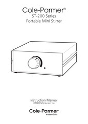Cole-Parmer essentials ST-200 Serie Manual De Instrucciones