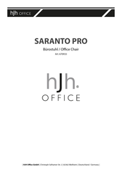 hjh OFFICE SARANTO PRO 670933 Instrucciones De Montaje