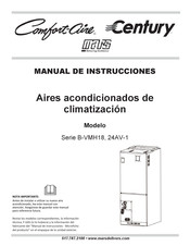 COMFORT-AIRE B-VMH18AV-1 Serie Manual De Instrucciones