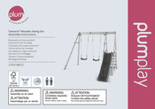 Plum PLAY Tamarin Wooden Swing Set Instrucciones De Montaje