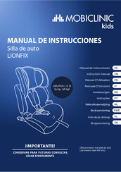 Mobiclinic LIONFIX Manual De Instrucciones