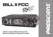 PRESIDENT BILL II FCC Manual Del Usuario