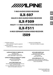 Alpine iLX-F511 Manual De Operación
