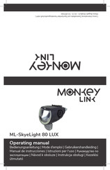 MonkeyLink ML-SkyeLight 80 LUX Manual De Instrucciones