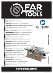 FAR RB 1800D Traduccion Del Manual De Instrucciones Originales