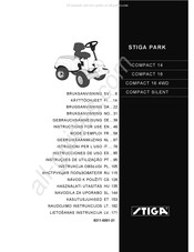 Stiga PARK PRO 16 4WD Instrucciones De Uso
