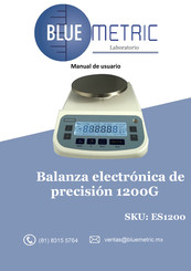 BLUE METRIC ES1200 Manual De Usuario