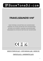 BoomToneDJ TRAVELSOUND15-VHF Modo De Empleo