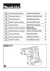 Makita DHR171 Manual De Instrucciones