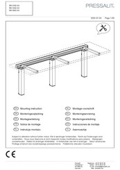 Pressalit RK1850-54 Instrucciones De Montaje