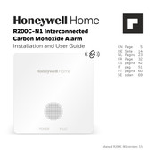 Honeywell Home R200C-N1 Instalación Y Guía De Usuario