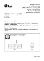 LG LCLG141U Guia De Instalacion