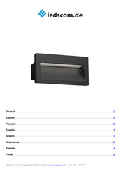 ledscom LC-EL-123-WW Instrucciones De Montaje