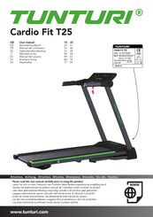 Tunturi Cardio Fit T25 Manual Del Usuario