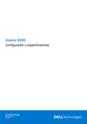 Dell Vostro 5320 Configuración Y Especificaciones