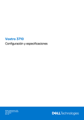 Dell Vostro 3710 Configuración Y Especificaciones