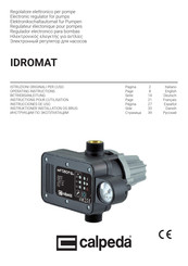 Calpeda IDROMAT Serie Instrucciones De Uso