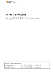 Lvi MagniLink PRO - Chromebook Manual De Instrucciones