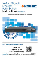 Intellinet Network Solutions 560993 Manual De Instrucciones