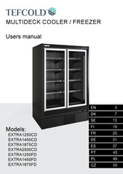 Tefcold EXTRA2500CD Manual Del Usuario