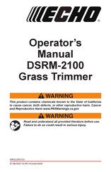 Echo DSRM-2100 Manual Del Operador