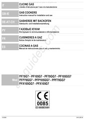 Tecnoinox PF105GG7 Manual De Instrucciones Para El Uso Y Manteniminto