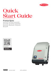 Fronius Symo 3.0-3-S Guia De Inicio Rapido