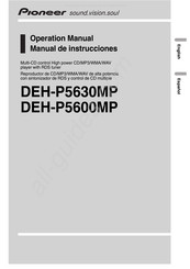 Pioneer DEH-P5600MP Manual De Instrucciones