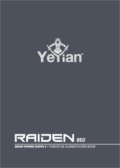 Yeyian Raiden 850 Manual De Instrucciones