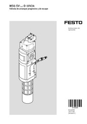 Festo MS6-SV- -D-10V24 Serie Instrucciones De Operación