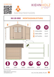 Kiehn-Holz KH 19-002 Instrucciones De Montaje