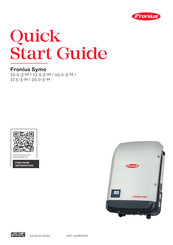 Fronius Symo 10.0-3-M Guia De Inicio Rapido