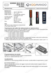 KOOMANDO SOMMER 4026 Instrucciones De Uso