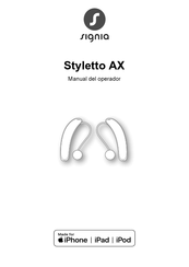 Signia Styletto AX Manual Del Operador