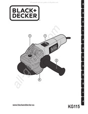 Black and Decker KG115 Instrucciones Originales