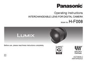 Panasonic Lumix H-F008 Manual De Instrucciones