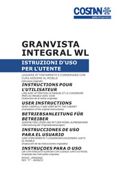 Costan GRANVISTA INTEGRAL WL Instrucciones De Uso Para El Usuario