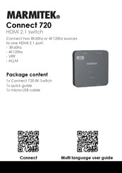 Marmitek Connect 720 Manual De Instrucciones